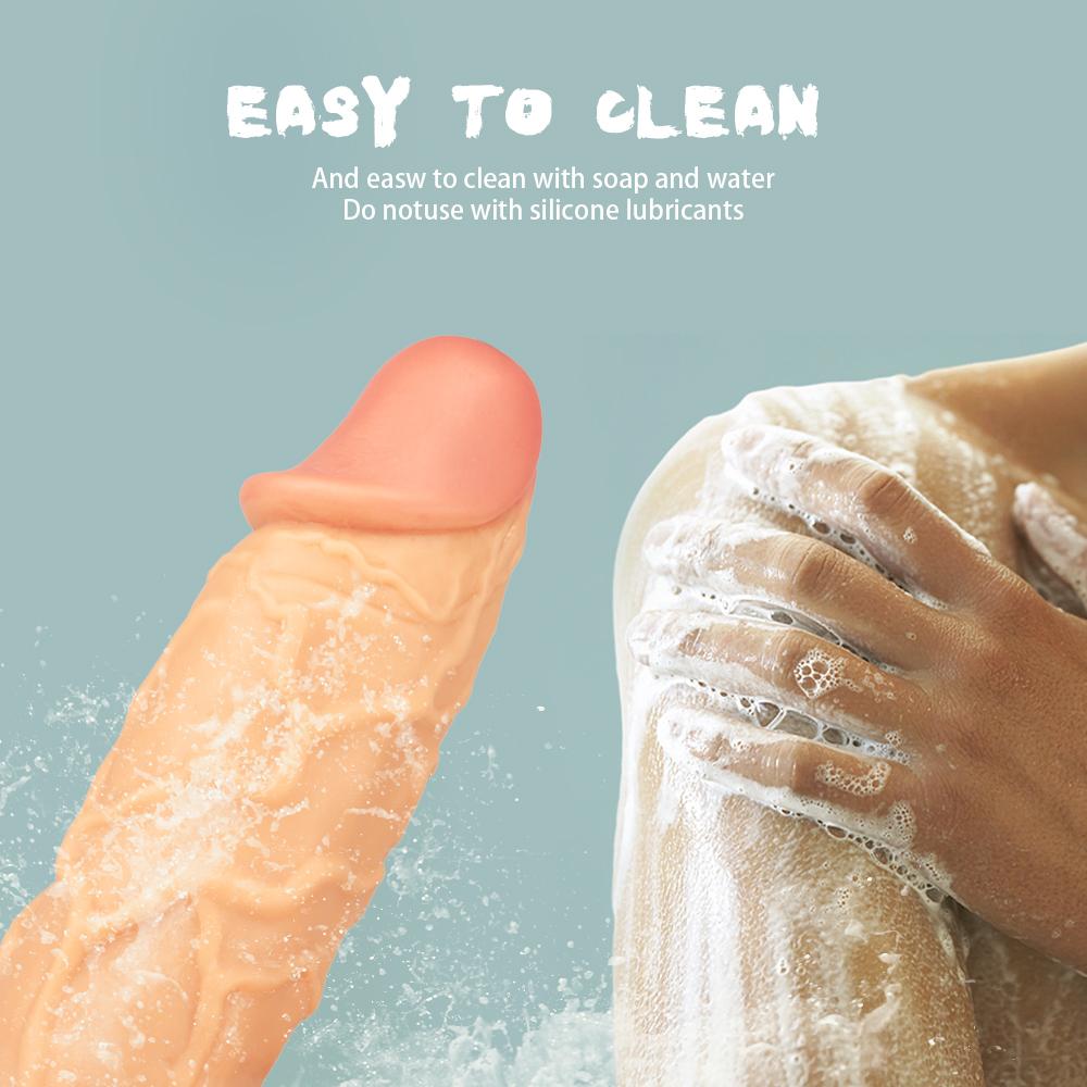 Obrovské dildo Tlustý penis Dvojitý silikonový penis Pro dospělé Sexuální hračky Pro ženu Vagina Anální Masturbace Měkký Realistický Velký penis