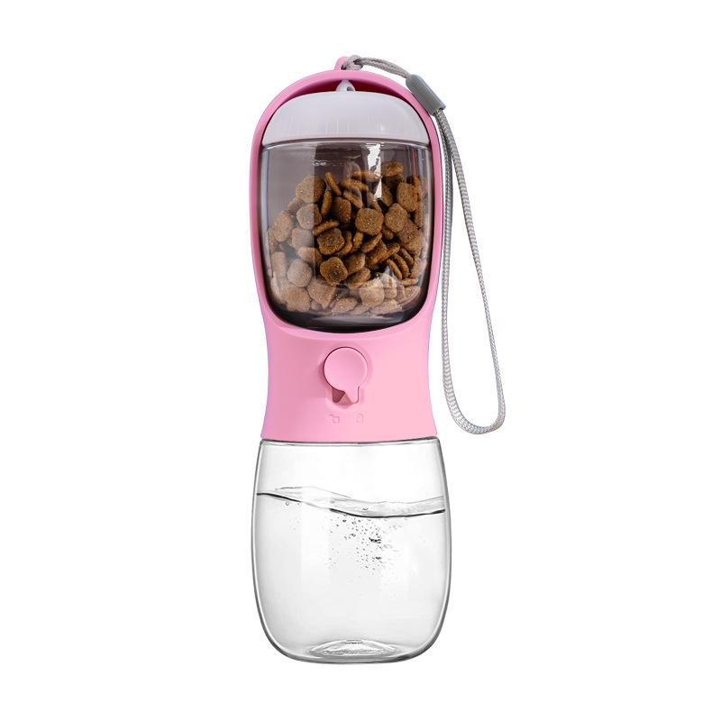 

Large Capacity Pet Water & Food Cup: Outdoor, Portable, High-Temp Resistant, for Cats & Dogs. Small 300ml