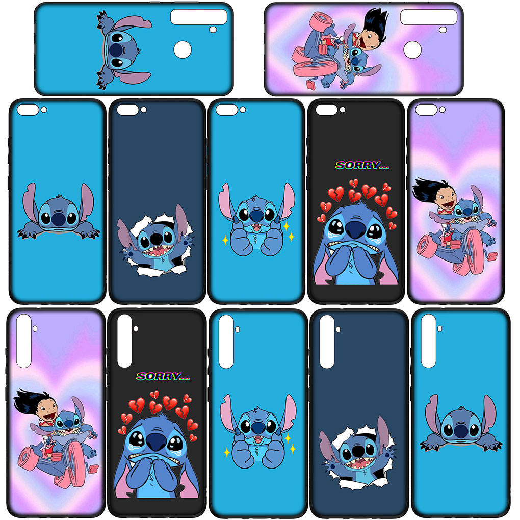 Phone Case for Samsung Galaxy S25 S24 S23 iPhone 16 15 Xiaomi Redmi Note 14 13 12 16E X 11 Pro Max OPPO Moto 14C Huawei Fashion Lilo New Stitch Cover