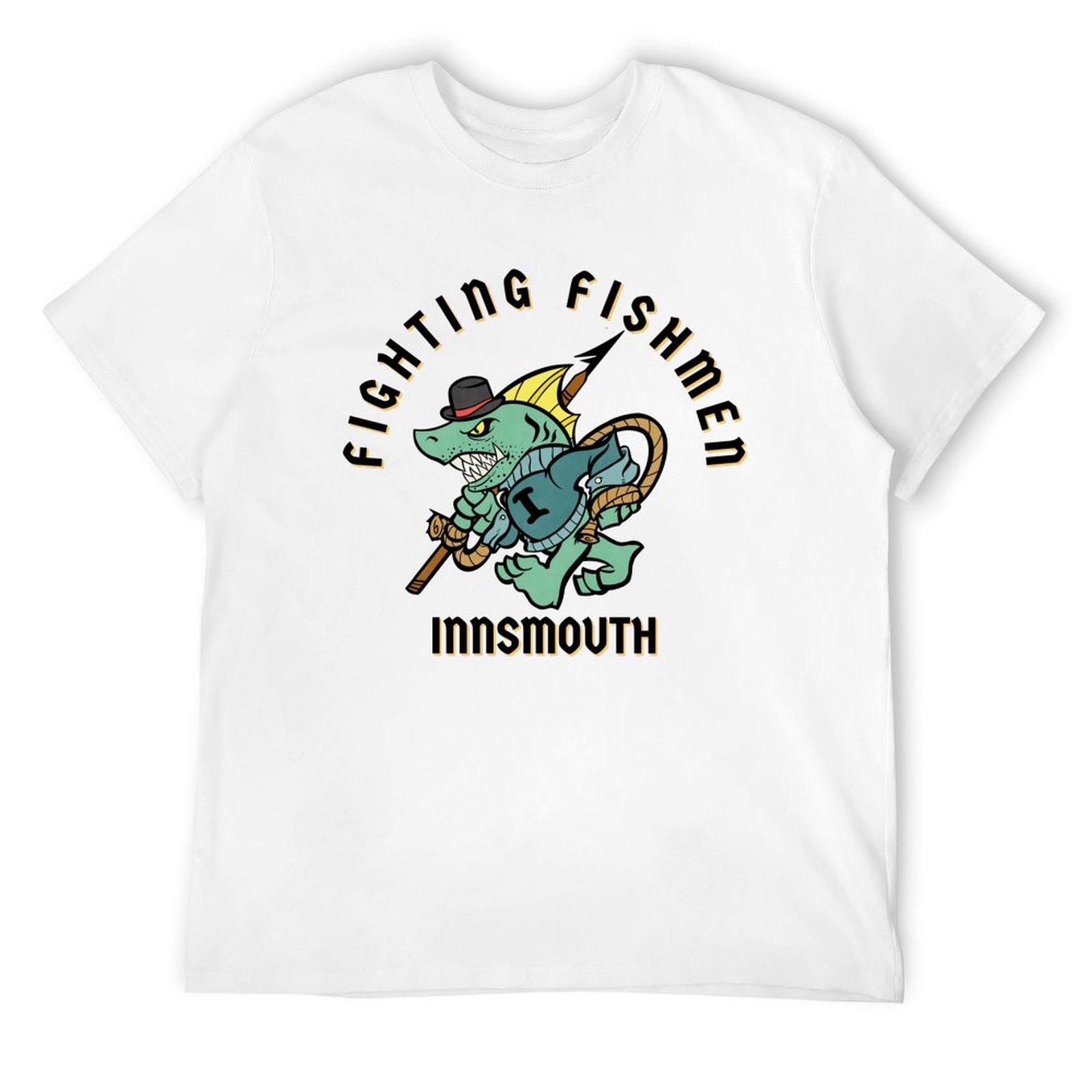 Innsmouth Fighting Fishunisex TShirt Anime Blue Archive Graphic Shirts Anime Clothes Shirts Graphic Tee Unisex S