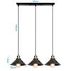 Simple Design Pendant Light Apply for Living Room Home Bedroom Restaurant Hotel Decorative Black Hanging Ceiling Lamp Fixtures