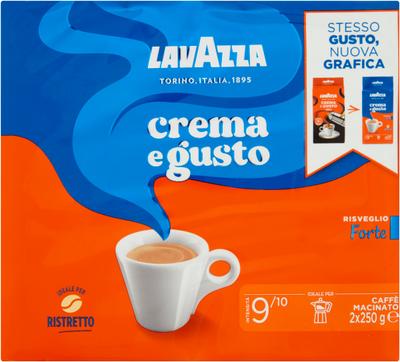 Ground Coffee Caffe Crema&gusto Forte 250gx2 - Lavazza