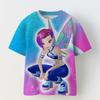3D  Devil Hunter Huntrix T-shirt Girl and Boy Summer New Movie Pattern Short Sleeve T-shirt Super Street Top