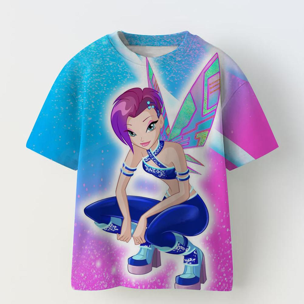 3D Devil Hunter Huntrix T-shirt Girl and Boy Summer New Movie Pattern Short Sleeve T-shirt Super Street Top