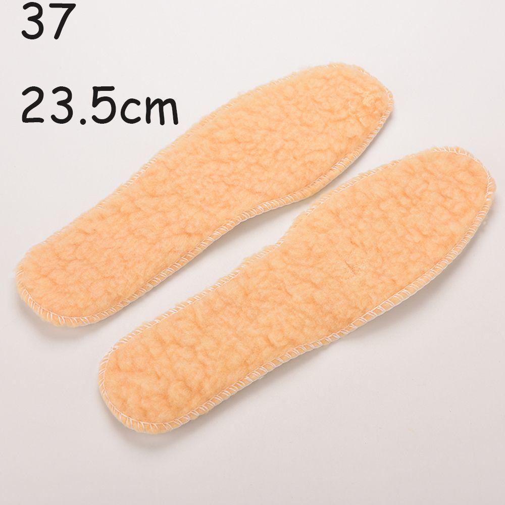 1 Pair Winter Soft Boots Warm Insoles Shoes Insert Fleece Pads Wool