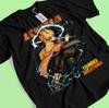Demon Slayer Shirt Zenitsu Tshirt Tanjiro T-Shirt Muzan Doma Tee Inosuke Nezuko