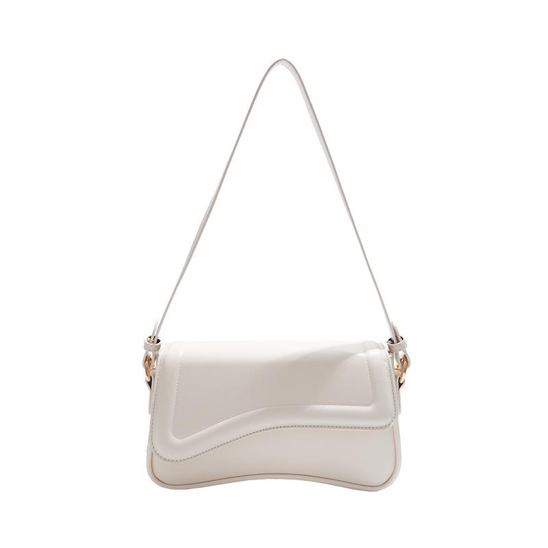 

Простая и модная сумка через плечо Простая портативная маленькая квадратная сумка через плечо Женская осенняя популярная простая сумка через плечо белый