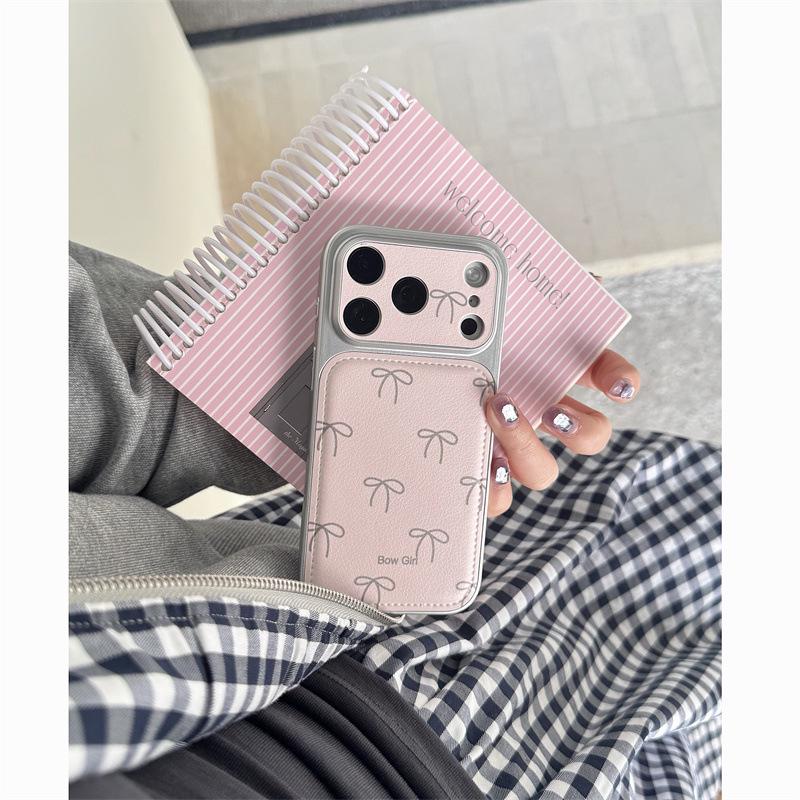 

Anti-Fall Bow Skin Case for iPhone 15/14 & 17/16 PROMAX iPhone 16 Pro