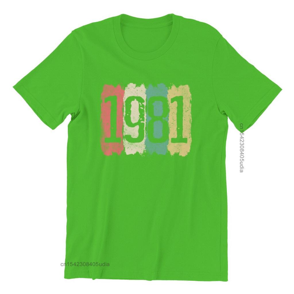 40th Birthday 40 Years 1981 Vintage Men’S Premium T-Shirt Games Pink Punk New Tops Shirts Men Tshirts Graphic