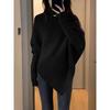 Irregular Turtleneck Sweater Women's Winter New Popular Korean Gentle Lazy Wind Thickened Knitting