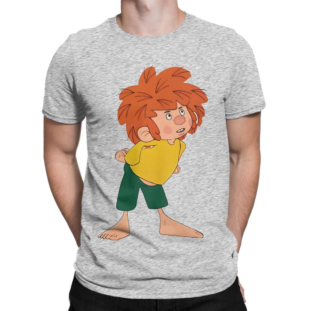 Pumuckl Schaut Neugierig Lustig 100% Baumwolle T-Shirt Pumuckl Oberteile T-Shirts Für Unisex
