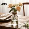 Durable Plastic Vase Clear Bud Vases, Modern Table Centerpiece Flower Vase, Simple Stylish Home Decor Transparent Decorative for Dining Wedding