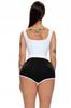 Damen Sportshorts Bequeme Shorts Schwarz S