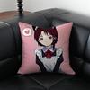 anime cyberpunk SSerial EExperiments LLain Cushion Cover Pillow Case Antidustmite Invisible zipper silky plush cushion