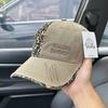 Vintage Denim Baseball Cap With Embroidery For Men And Women