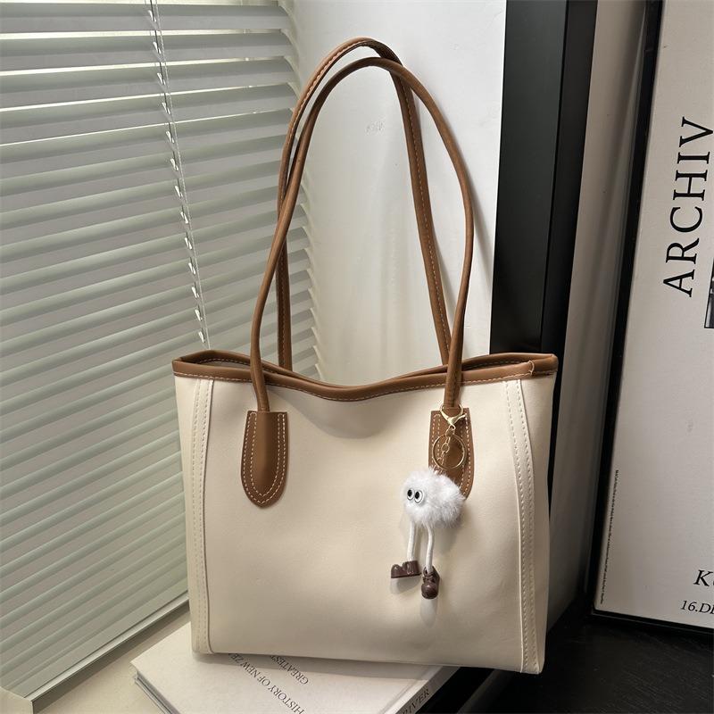 New Trendy Niche Design Tote Bag Retro Large-capacity Bag Women's Bag Fashionable Shoulder Commuter Bag