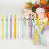 10Pcs Fresh and Stylish Floral Design Neutral Pen, High-Quality Retractable Pen for Students Ballpoint Pen Classroom Office Supplies
