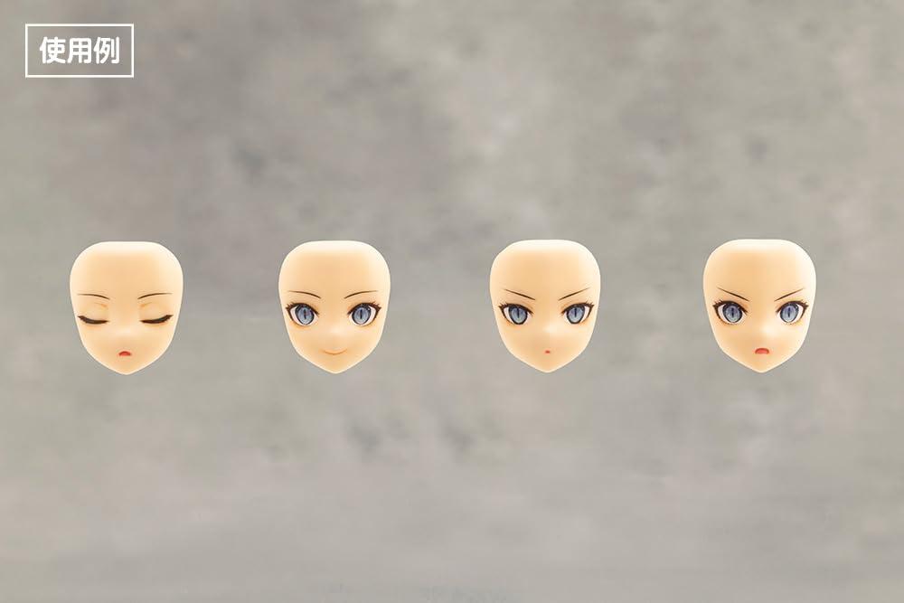 KOTOBUKIYA Sosai Garden Customized Face Decal Set Height 18mm scale plastic model Girls' & Vol.3 approx. 1/10