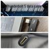 Thunderbolt 5 Coaxial Cable: 80Gbps, 16K Display, 240W Fast Charge, Thunderbolt 4/3 Compatible
