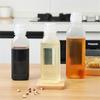 PVC Seasoning Oil Spray Bottle Kitchens Accessories Sauce Vinegar Press Spray Bottle Food-grade Transparent Seal Oil Dispenser