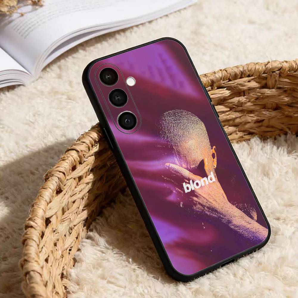F-Frank Ocean B-Blonde Phone Case For Samsung Galaxy A20,21s,22,31,32,52,53,72,73,80,91 Soft Black Shell