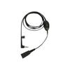 Jabra Quick Disconnect (QD) To 3.5 Mm Jack Cord, With Answer/End/Mute Function