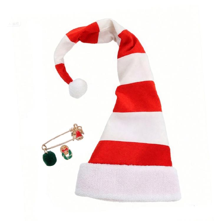 

Santa Hat With Soft Textile For Year Round Cosplay Halloween Parties червоний