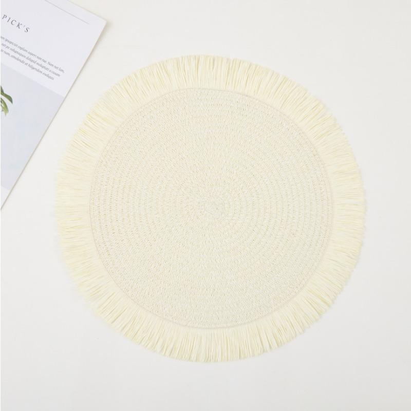 6pcs Placemats, Easy Fashion Table Mats, Coffee Machine Pads, Non-Slip Heat-Resistant Table Mats, For Weddings Birthdays Picnics