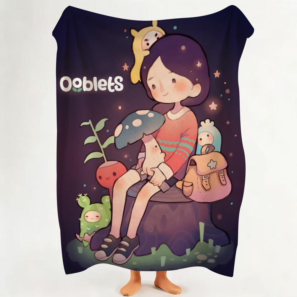 

Game O Ooblets Flannel Blanket Suitable for Sofa Living Room Bedroom 75cmx90cm