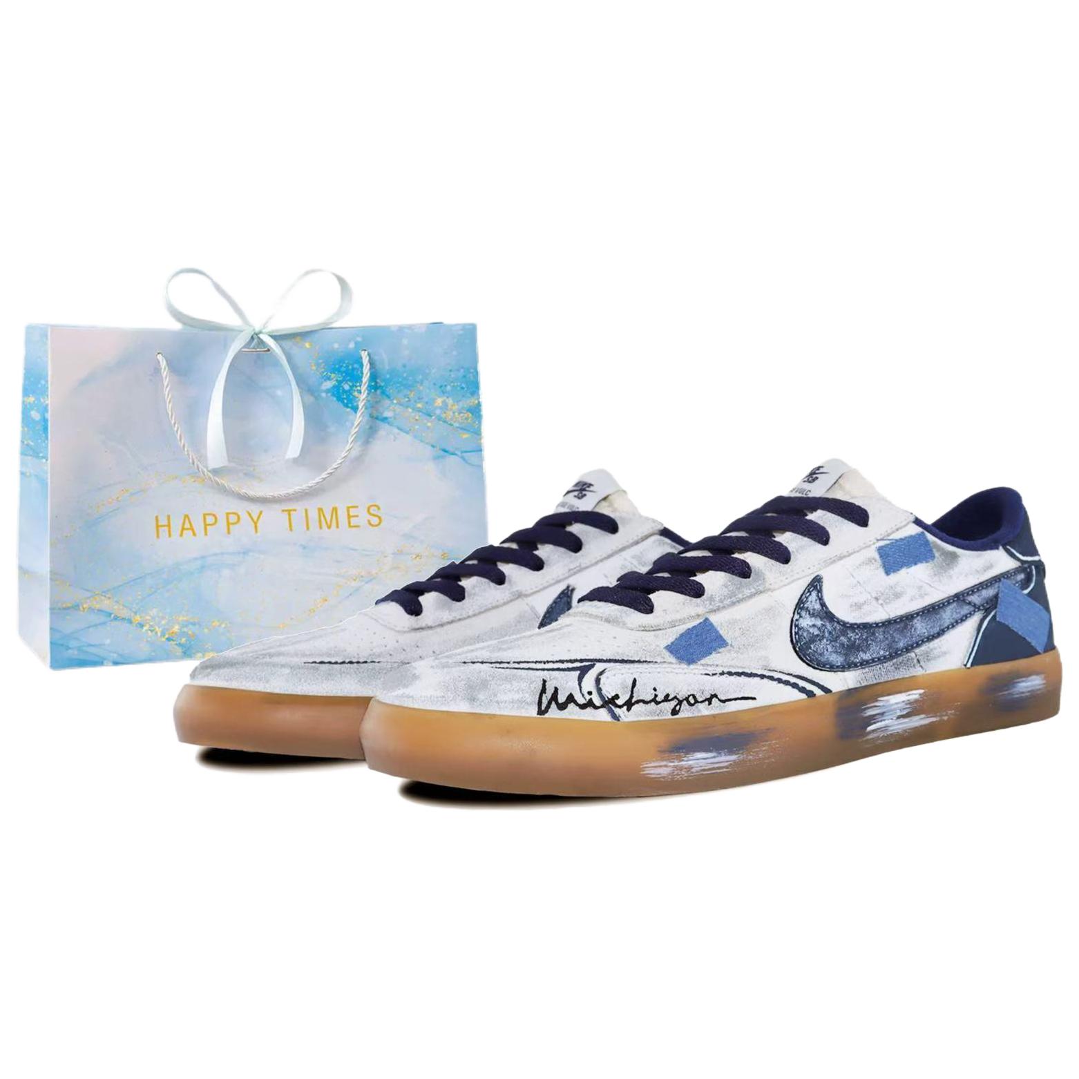 

Nike Sb Heritage Vulc Denim Gray Tone, Spacious Space Suede, Leather Abrasion Resistant Abrasion Resistant Low top CD5010-102(Team1551-) 42.5