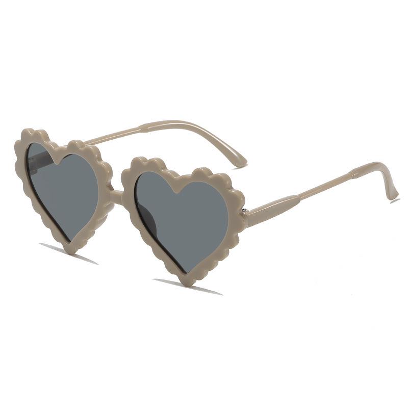 New Cute Children's Travel Sunscreen Trend Korean Edition Fashion Irregular Heart Shaped Baby Sunglasses