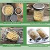 Healthy Organic Wide Mouth Stainless Steel Sprouter Mason Jars Germination Cover Sprouting Jar Kit
