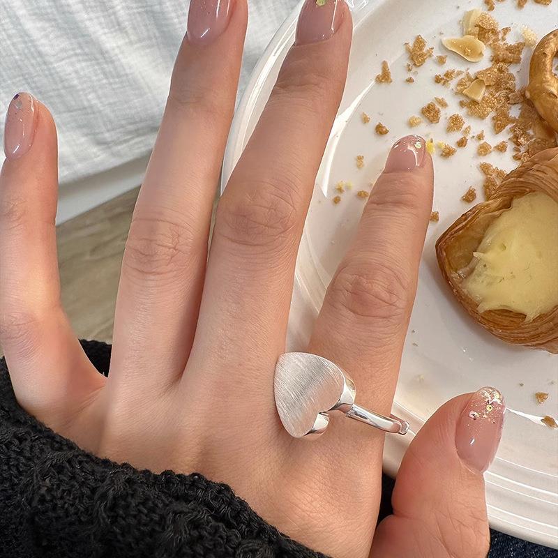 Copper Heart Trendy Shaped Ring For Women With Adjustable Size Comfort For