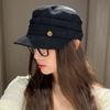 Horse Riding Hat For Women With Warm Velvet Fabric Casual Autumn Winter Accessory