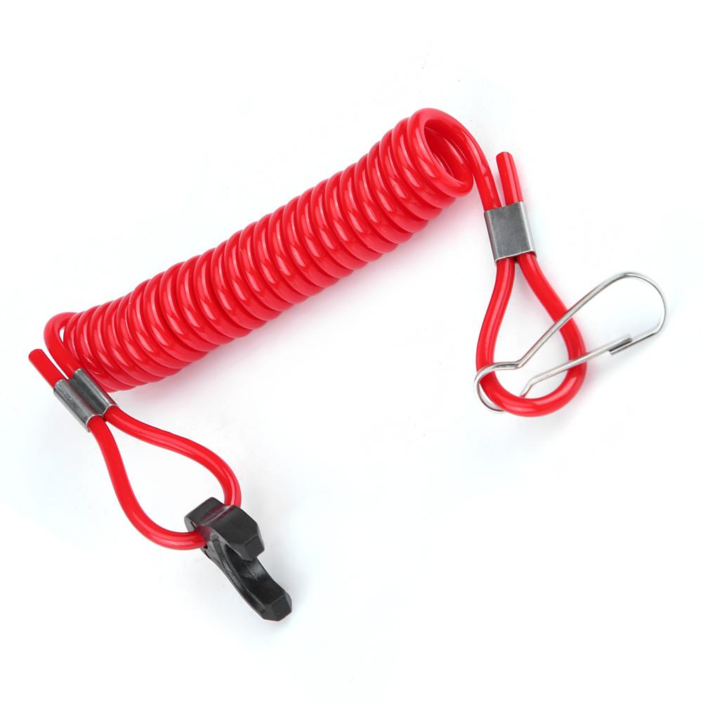 Outboard Engine Ignition Emergency Kill Stop Switch Safety Tether Lanyard for Tohatsu