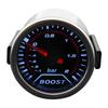2" 52mm Car Turbo Boost Gauge Meter -1~0~2 BAR Turbo Boost Meter LED Smoke Len Boost Indicator For 12V Car Vehicle Accessories