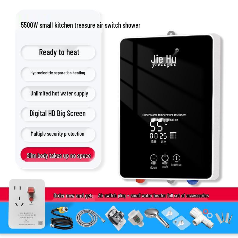 Intelligent Instant Electric Water Heater for Kitchens and Showers - Energy Efficient
