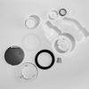 Shower Tray Drain Fitting With Odor Prevention Hair Strainer and Drain Elbow for Bathroom Floor Drainage System