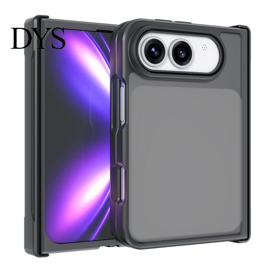 Rutschfeste Griff-Schutzhülle, magnetische faltbare Hülle für iPhoneDuo, vollständiger Scharnierschutz, drehbare rutschfeste stoßfeste Hülle, Handy