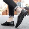 Neuer Herren Bequemer Freizeitschuh Echtes Leder für Herren Herren Hochzeitsschuhe Elegante Herren Fahrschuhe 2024 Slipper Herren