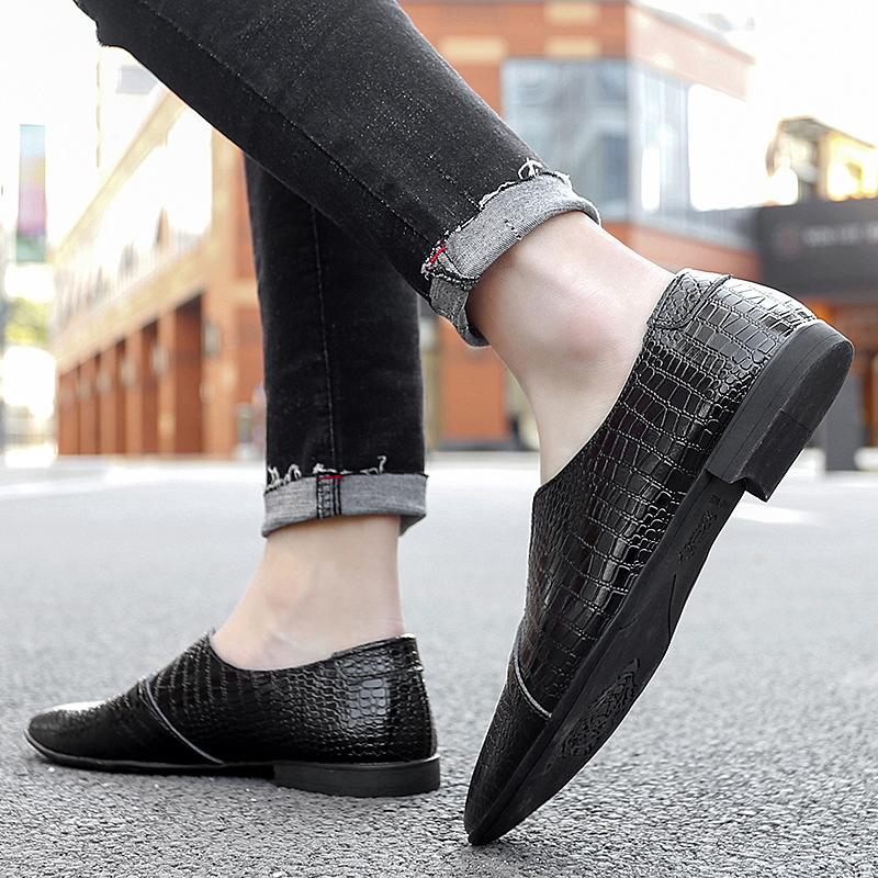 Neuer Herren Bequemer Freizeitschuh Echtes Leder für Herren Herren Hochzeitsschuhe Elegante Herren Fahrschuhe 2024 Slipper Herren