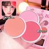 Korean Style Matte Single Color Blush For Natural Complexion