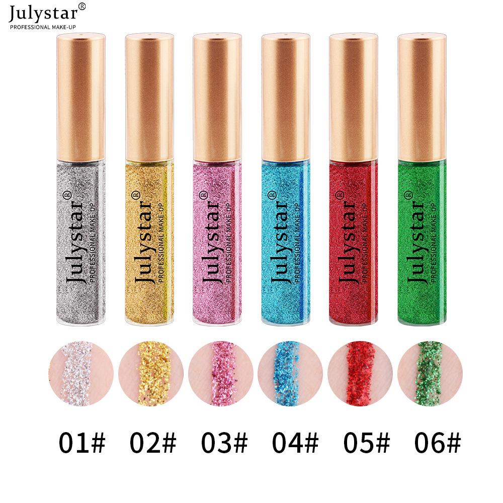 JULYSTAR Color Pearlescent Liquid Eyeliner Does Not Smudge Liquid Eyeliner Set Eyeliner Liquid Pen Waterproof
