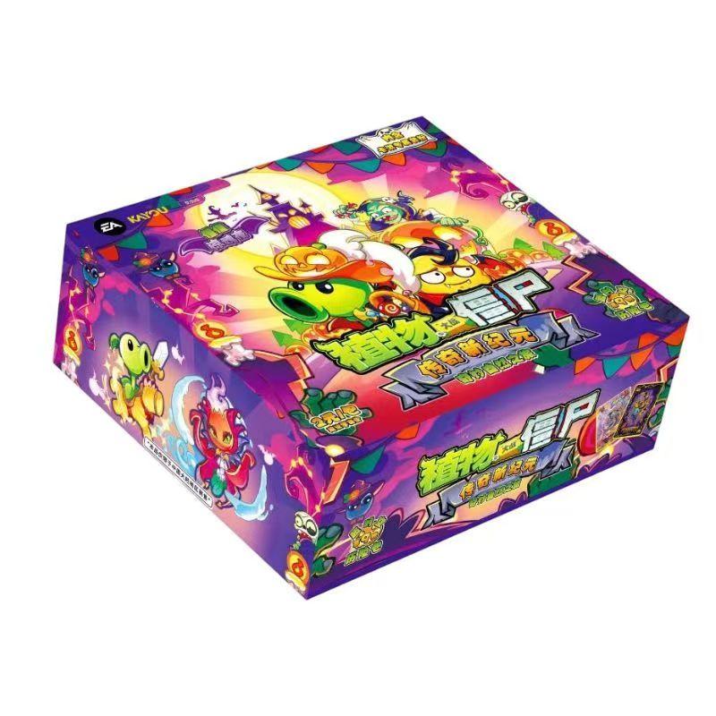 Official Genuine New Plants Vs. Zombies Fantasy Universe Combo Set Rubber Man Collectible Cards Anime Merchandise Gifts