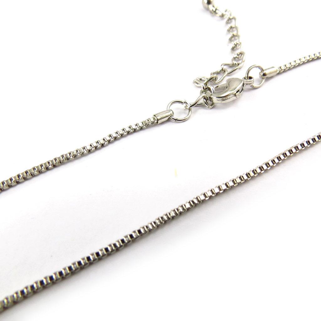 Les Trésors De Lily [K0299] - Silver 'Venetian' Ankle Chain
