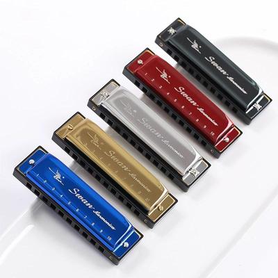 Diatonic Harmonica 10 Holes 20 Tones Blues Harp Mouth Organ C Key