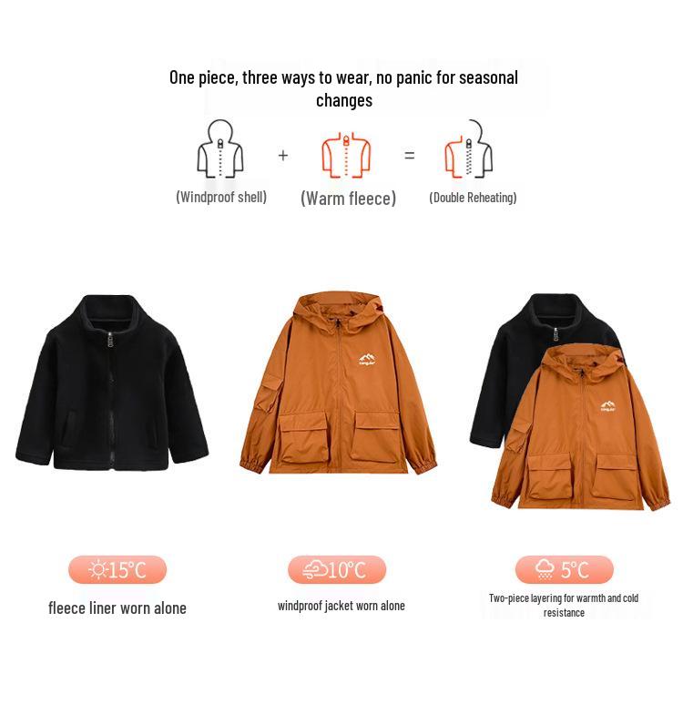 2024 Girls' Trendy Outdoor Windbreaker Jacket for Spring and Autumn