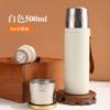Thermos Cup Hammered Lid 316 Stainless Steel Inner Ceramic Coating Business Gift Water Bottle