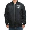 Reversible Stadium Jumper Jacket One Star Biker Outerwear [Banson] NVSZ-2417 Men's (JP, Alphabet, 2XL, Black)