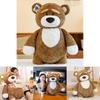 Adorable Cartoon Bear Plush Toy For Christmas Birthday Party Gifts And Events